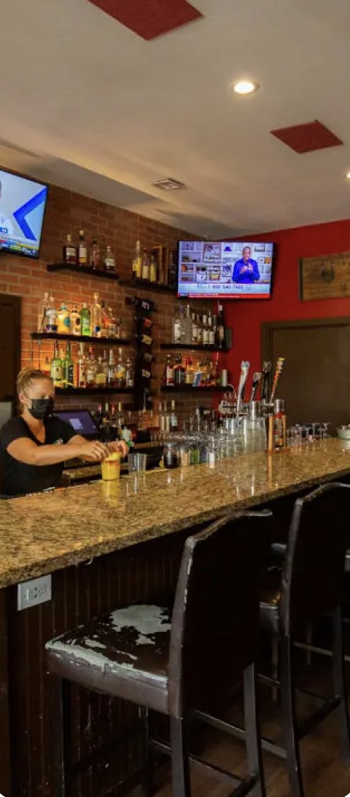 The bar at Bobby V's