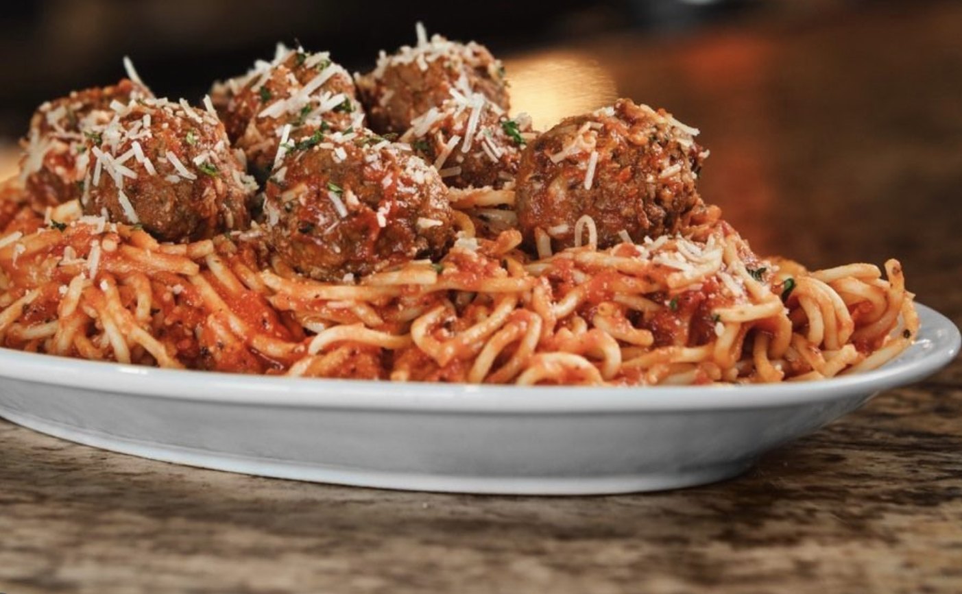 Spaghetti and house made meatballs