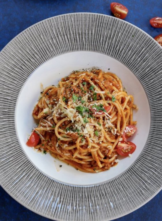 Bowl of spaghetti
